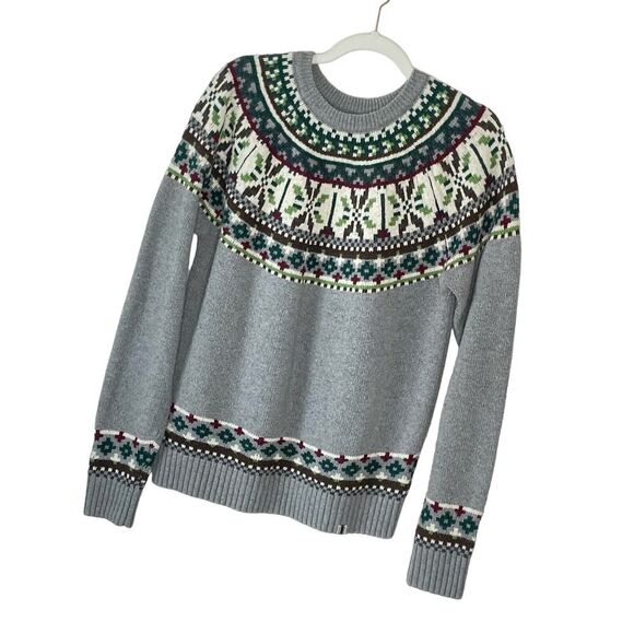 Vintage Bellfield Collared Knit Icelandic Skandinavian Fair Isle Sweater  M #EE - Picture 1 of 10